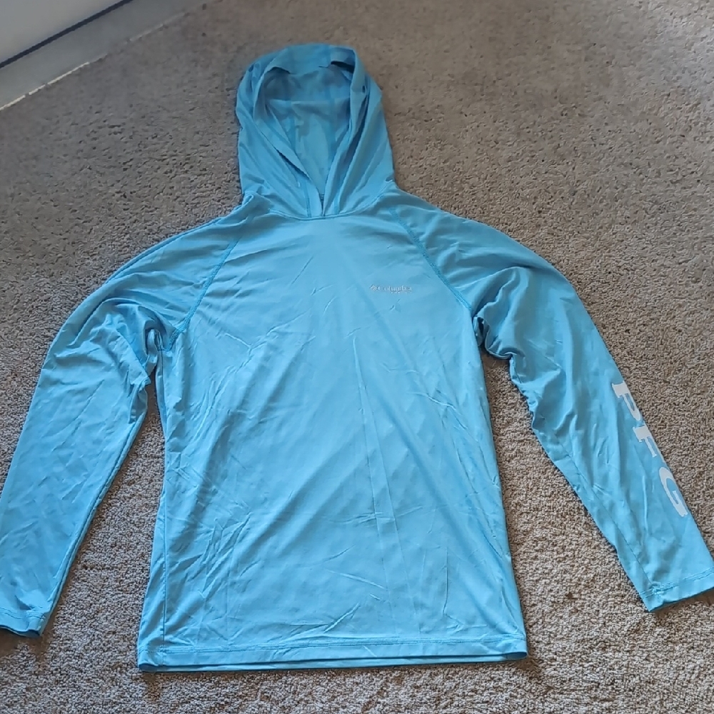 Columbia Men's Light Blue Sun Guard Hoodie